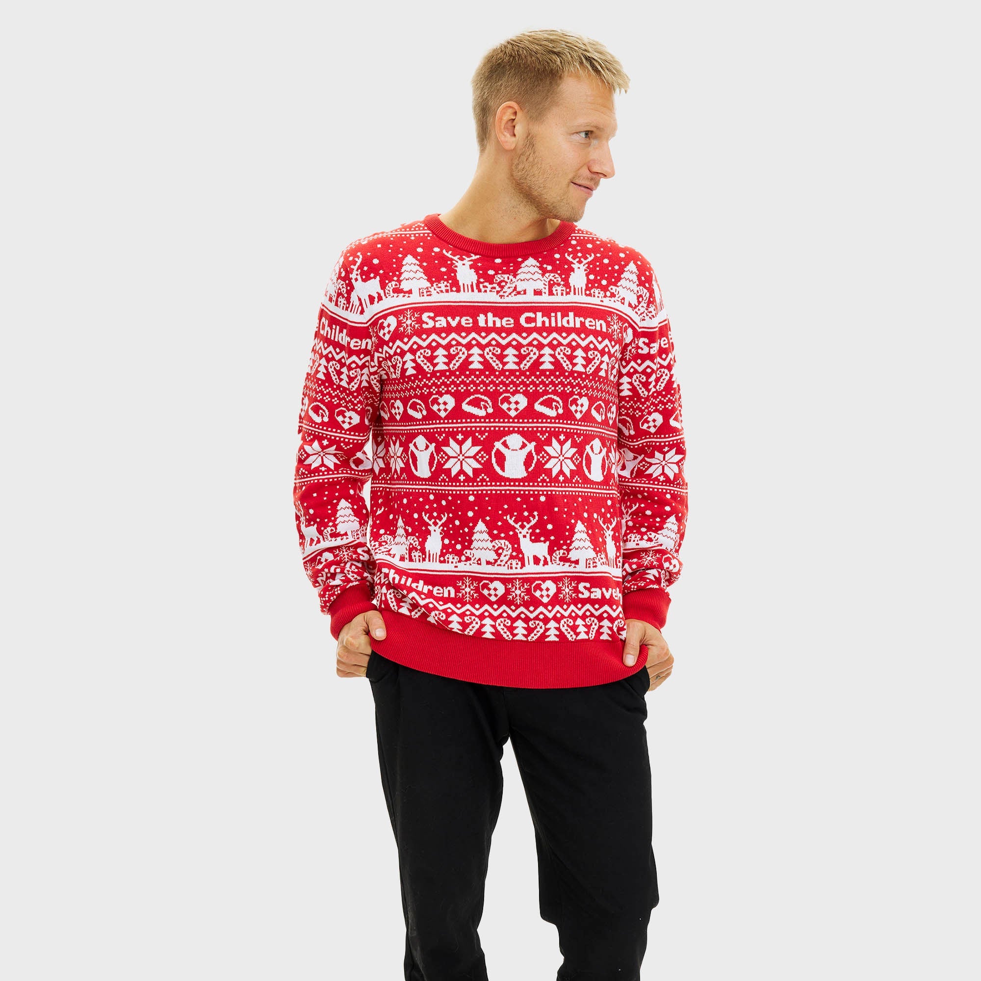 Save the Children Weihnachtspullover - Herren.